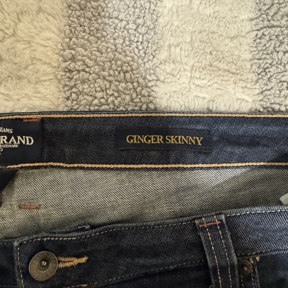 Lucky Brand "Ginger Skinny" Size 18W Ankle Medium Wash High-Rise Jeans - EUC - Picture 3 of 5